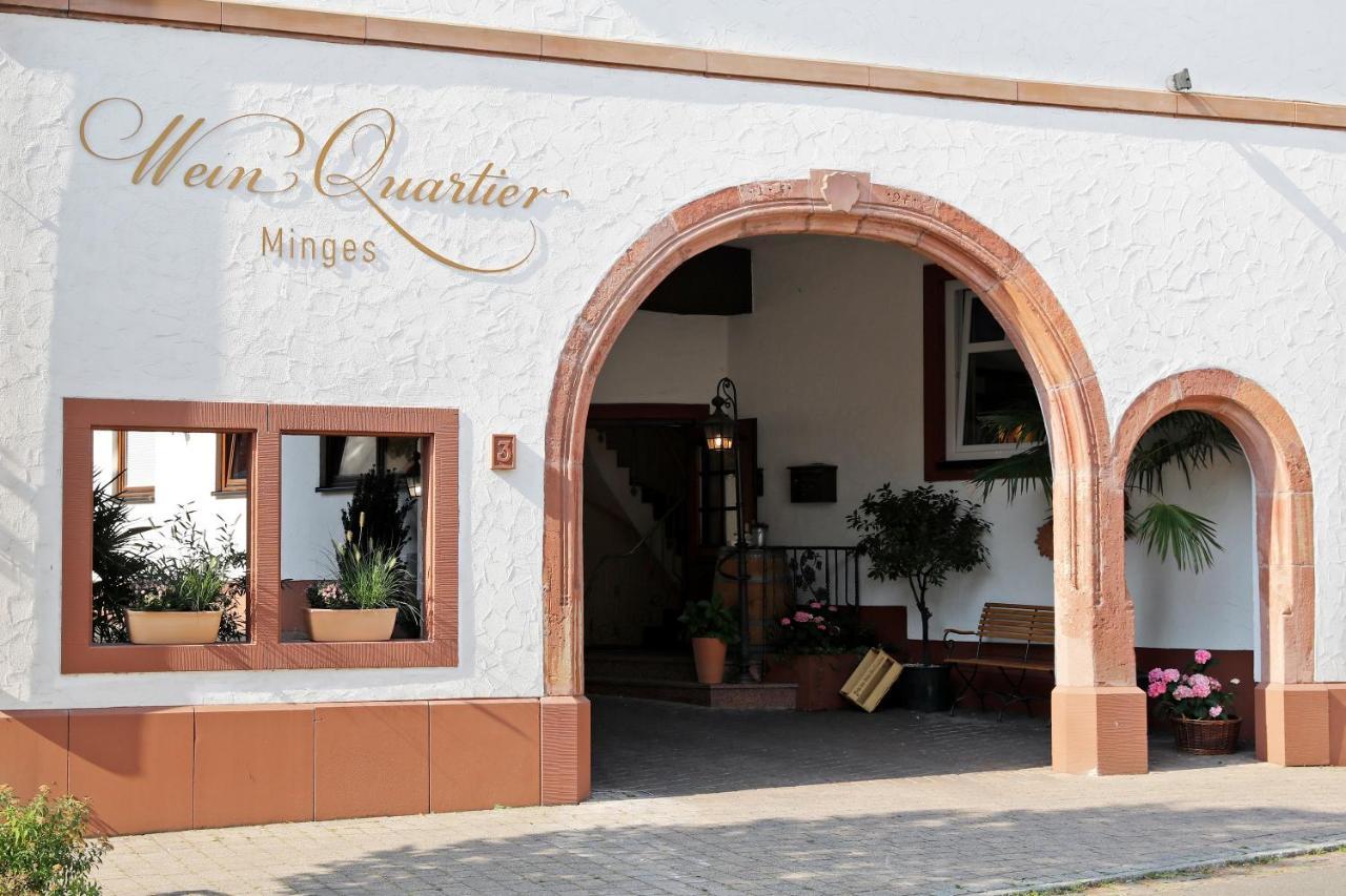 Weinquartier Minges Hotel Kirrweiler  Eksteriør billede